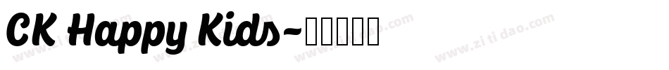 CK Happy Kids字体转换
